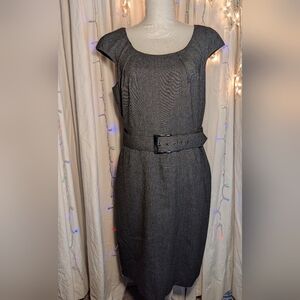 Antonio Melani Size 12 Business Suit Dress with Detachable Belt.